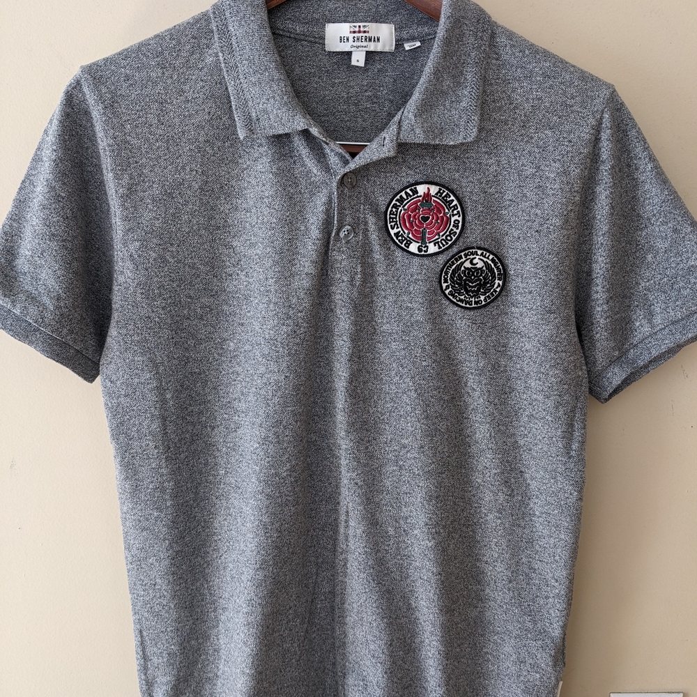 Ben Sherman Gray Polo Shirt